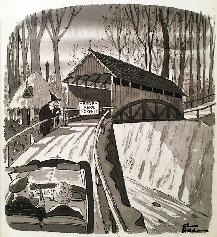 Charles Addams - Stop Make Forfeit