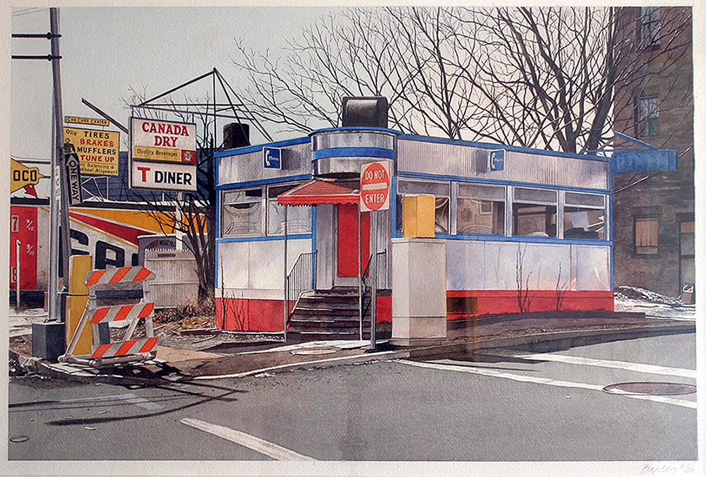 John Baeder - T Diner