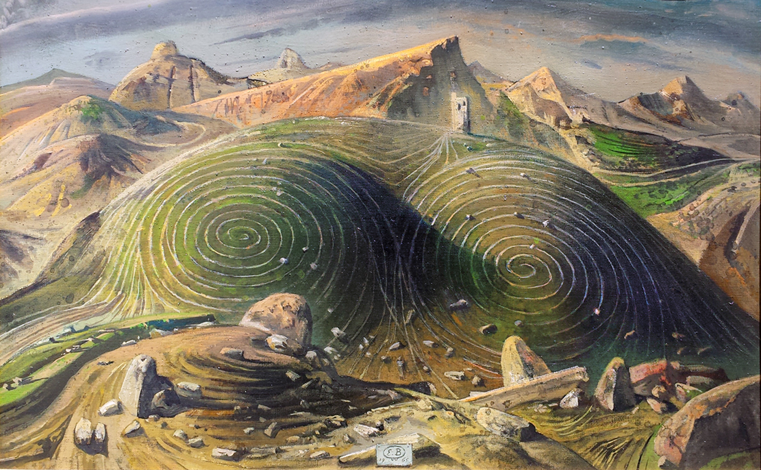 Eugene Berman - Sicilian Landscape II