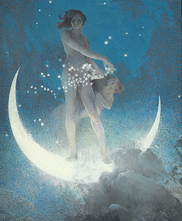 Edwin Howland Blashfield - Spring Scattering Stars