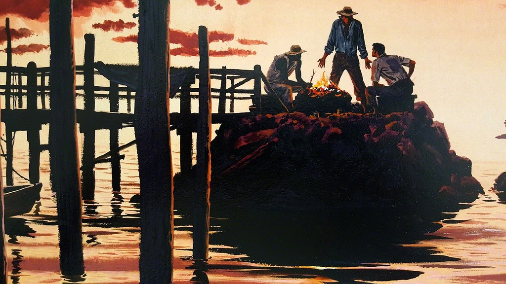 Bruce Bomberger - Salt Gold, Saturday Evening Post Story Illustration