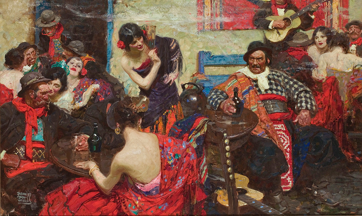 Dean Cornwell - Spanish Tavern