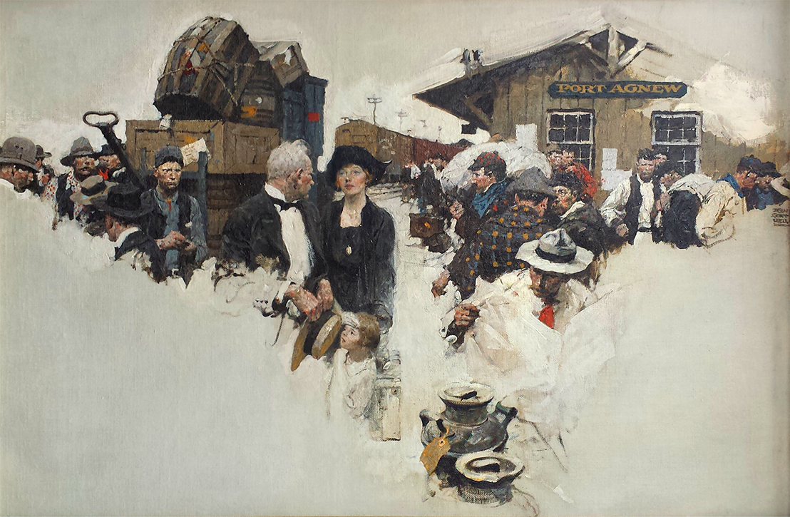Dean Cornwell - Kindred of the Dust