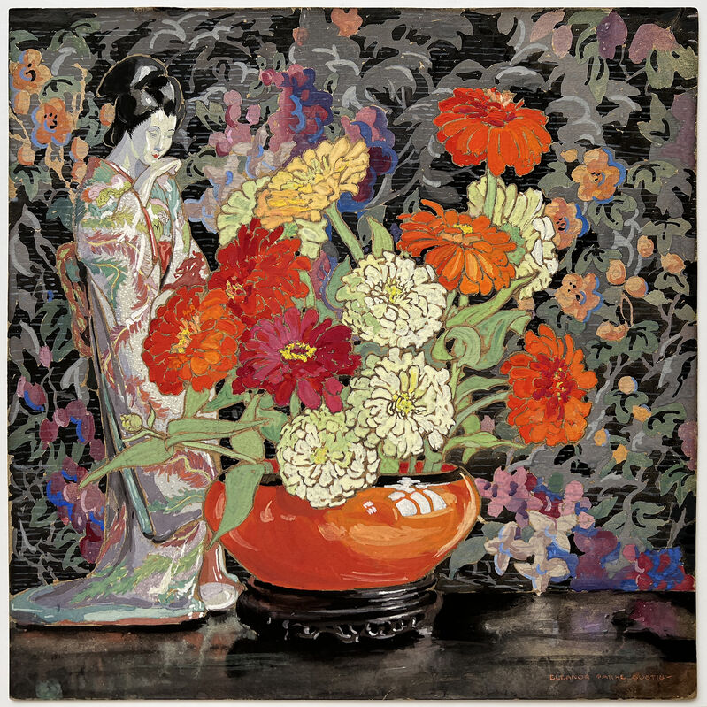 Eleanor Parke Custis - Fauve Still Life with Flowers - like Louis Valtat