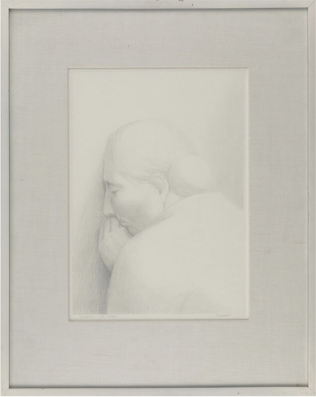 George Tooker - Woman at Wall