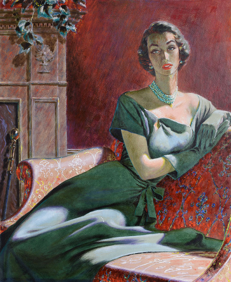 Edwin Georgi - Portrait of a Woman