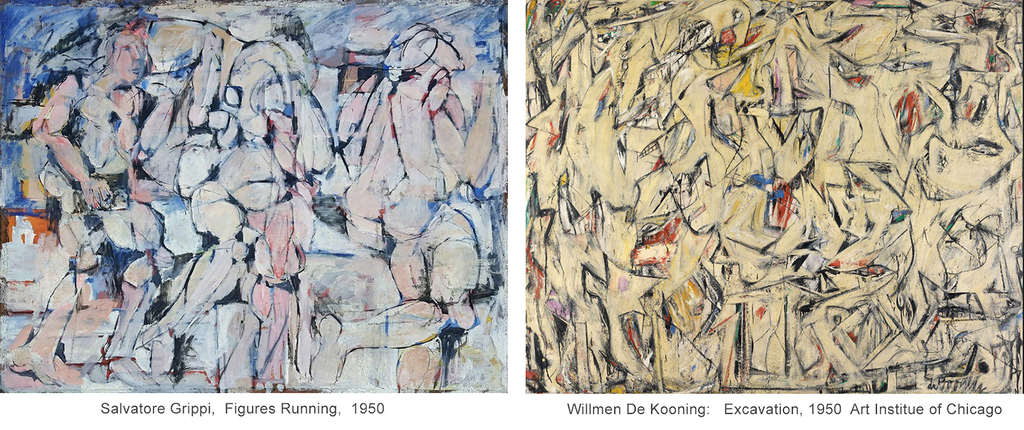 Salvatore Grippi - Figures Running, 1950