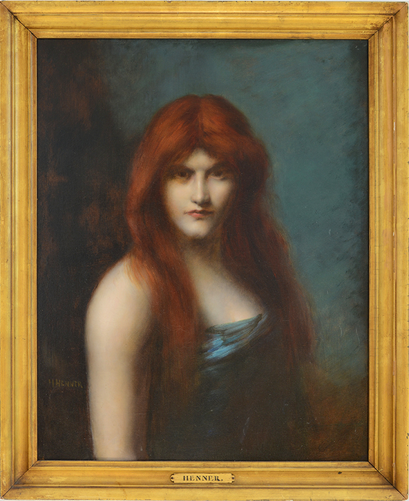 Jean Jacques Henner - Portrait of a Woman