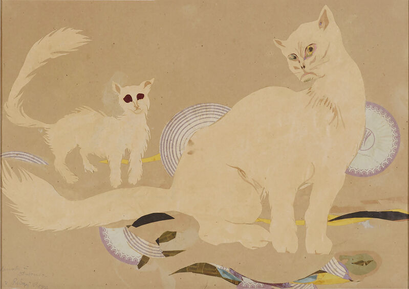 Hilla Rebay - Cat Friends Portrait
 ‘Portrait of a Woman