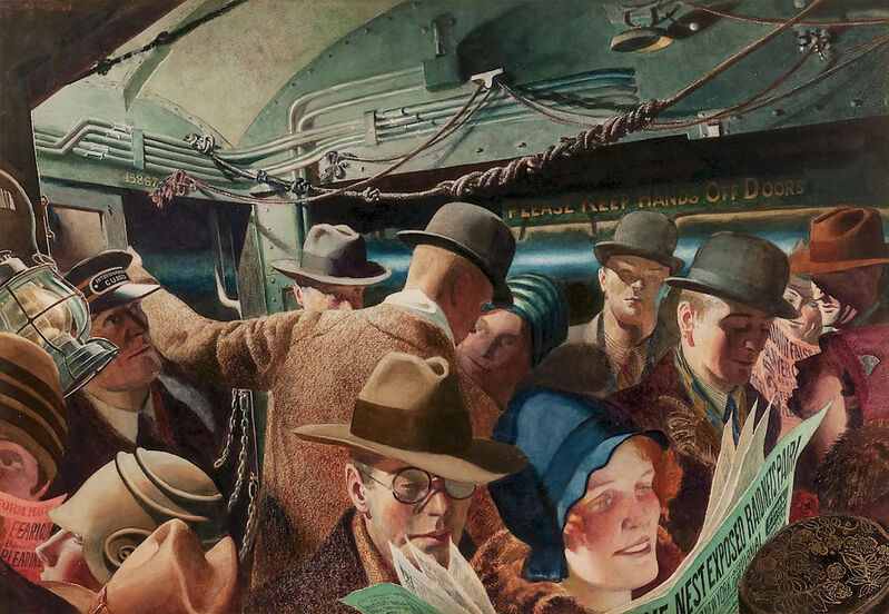 John Rutherford Boyd - In the Subway