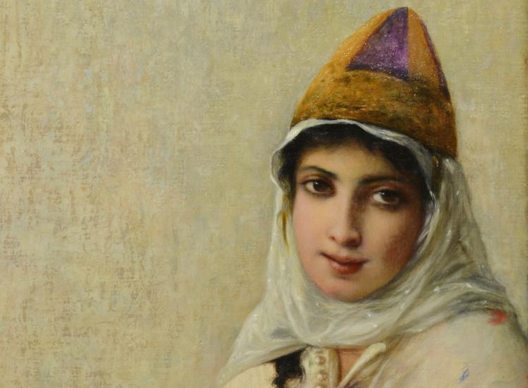 Charles Landelle - Tlemcen: Petite Marchande De Banane