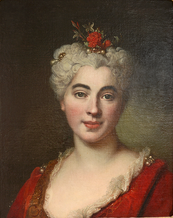 Nicolas de Largilliere - Portrait Of Elisabeth Marguerite, The Artist's Daughter