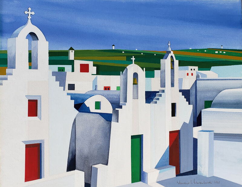 Edmund Lewandowski - Mykonos Church Landscape