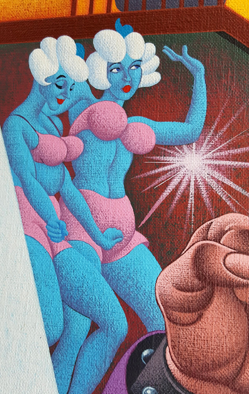 Wilson McLean - Movie Poster Illustration for 'American Pop'
