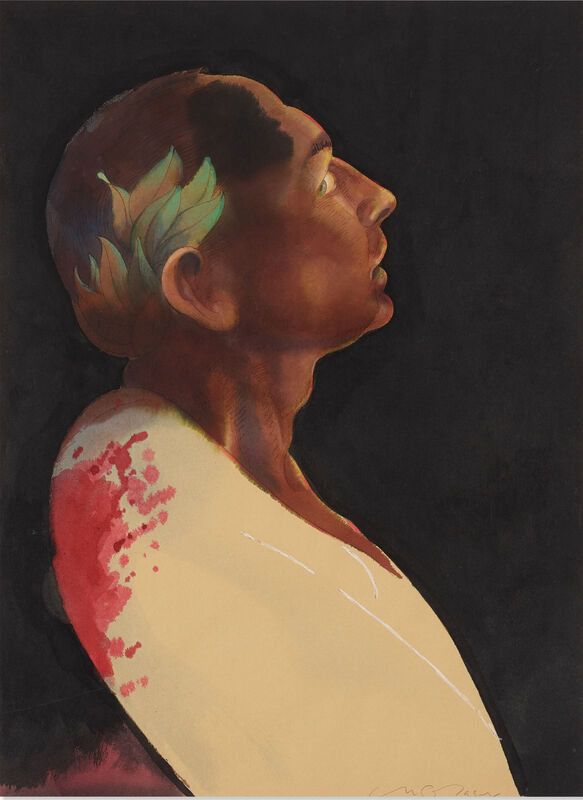 Milton Glaser - Juilliard School of Music (Ladder) poster - Original art
 ‘Julius Caesar original art for Penguin book cover’