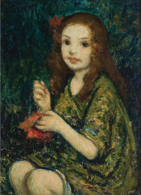 Francis Luis Mora - Portrait of the artist's daughter