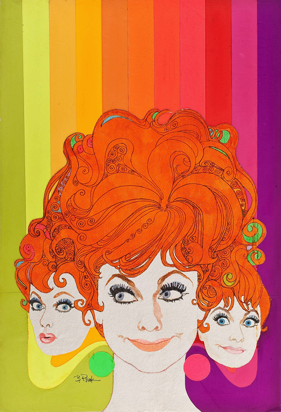 Bob Peak Lucille Ball TV Guide cover