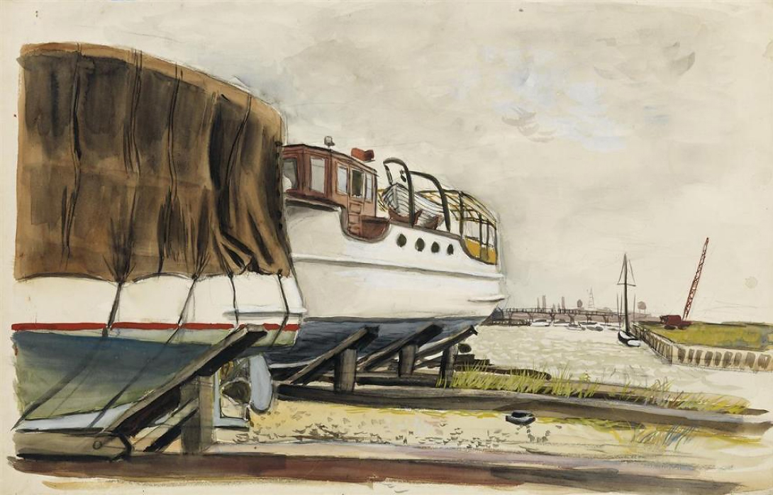 Fairfield Porter - Boats