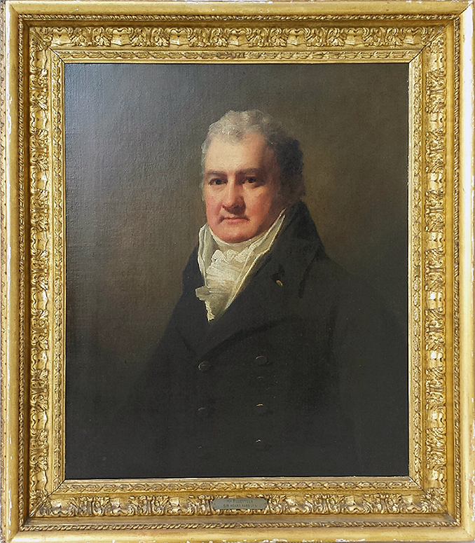 Sir Henry Raeburn - Half Length Portrait of Mr. Robertson