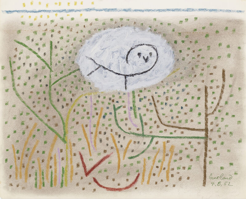 Paul Rand - Untitled Owl in the Grass