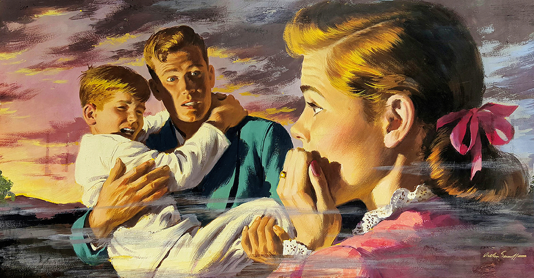 Arthur Saron Sarnoff - Saving the Children, Family in Horror 